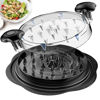 Picture of SURETIVIAN Chicken Shredder Large Chicken Breast Shredder Tool Twist with Brush&Fork, Visible Meat Shredder Machine, Strong Anti-Slip Strip, Ergonomic Handle, BPA Free, Suitable for Pork Beef Chicken