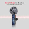 Picture of Mini Mic Pro Wireless Microphone for iPhone, iPad, Android, Lavalier Microphone for Video Recording - 2 Pack iPhone Mic Crystal Clear Recording with USB-C for Podcast Microphone, ASMR, TikTok