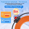 Picture of FANOVO Heat Tape for Water Pipes, 6ft Pipe Heat Tape with Thermostat, Self Regulating Heat Tape Cable, Freeze Protection Heating Cable Wrap for Water Pipes, Used for Metal Plastic Pipes and Roof RV