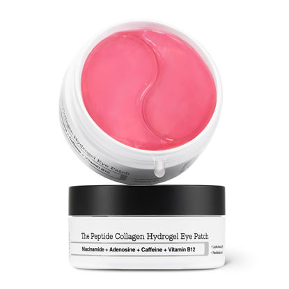 Picture of COSRX Peptide Collagen Hydrogel Eye Patch, 60 Patches, Under Eye Patches for Puffy Eyes and Dark Circles with Caffeine, Korean Skin Care