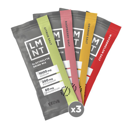 Picture of LMNT Zero Sugar Electrolytes - Variety Pack | Drink Mix | 12 Count