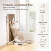 Picture of UniBlissy Cat Scratcher, 25.3 Inch Double-Sided L-Shape Cat Scratching Board, No-Assembly Cat Scratch Pads with Ball Toy, Cat Scratchers for Indoor Cats & 3X Catnip, Large