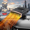 Picture of 12V Car Heater, 2 in 1 Fast Heating Defrost Defogger 360 °Rotatable Handheld Car Windscreen Defogger Window Defroster (Black Gold)