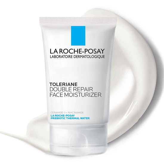 Picture of La Roche-Posay Toleriane Double Repair Face Moisturizer, Daily Moisturizer Face Cream with Ceramide and Niacinamide for All Skin Types, Oil Free, Fragrance Free