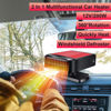 Picture of Portable Car Heater,12V 200W Fast Heating Defroster 2 in 1 Automobile Windshield Fast Heaters Car Heater That Plugs into Cigarette Lighter for Car, SUV, Trucks (Red Black)