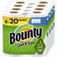 Picture of Bounty Quick Size Paper Towels, White, 8 Family Rolls = 20 Regular Rolls