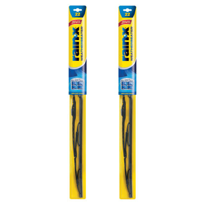 Picture of Rain-X 820149 WeatherBeater Wiper Blades, 22" Windshield Wipers (Pack of 2), Automotive Replacement Windshield Wiper Blades That Meet Or Exceed OEM Quality And Durability