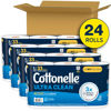 Picture of Cottonelle Ultra Clean Toilet Paper with Active CleaningRipples Texture, 24 Family Mega Rolls (24 Family Mega Rolls = 132 Regular Rolls) (4 Packs of 6), 353 Sheets Per Roll, Packaging May Vary