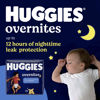 Picture of Overnight Diapers Size 4 (22-37 lbs), 52 Ct, Huggies Overnites Nighttime Baby Diapers