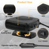 Picture of Car Heater,12V 200W Portable Windshield Defroster Demister with Heating/Cooling Fan and Plug in Cigarette Lighter Fast Heating Defrost Defogger with Ergonomic Handheld Design for All Kinds of Cars