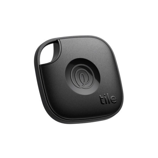 Picture of Tile by Life360 Mate (2024) Bluetooth Tracker, Keys Finder and Item Locator for Keys, Bags and More. Phone Finder. Both iOS and Android Compatible. 1-Pack (Black)