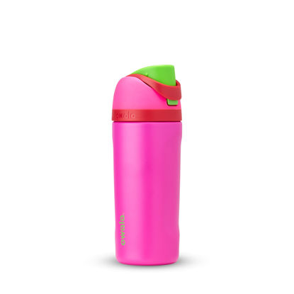 Picture of Owala Kids FreeSip Insulated Stainless Steel Water Bottle with Straw for Sports, Travel, and School, BPA-Free Sports Water Bottle, 16 oz, All The Berries
