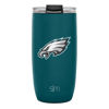 Picture of Simple Modern Officially Licensed NFL Philadelphia Eagles 16oz Travel Coffee Tumbler with Flip Lid | Stainless Steel Cup | Football Gifts for Men, Women | Voyager Collection | Philadelphia Eagles