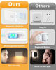 Picture of WILLED Stair Lights Indoor,Warm White Rechargeable Night Light,Wireless Motion Sensor Night Light,Battery Stick On Lights for Stairway,Hallway,Kitchen,Closet,Cabinet,Bedroom,Kids' Room(4-Pack)