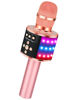 Picture of BONAOK Bluetooth Wireless Karaoke Microphone with LED Lights,4-in-1 Portable Handheld Mic with Speaker Karaoke Player for Singing Home Party Toys Birthday Gift for Kids Adults Girls Q78(Rose Gold)