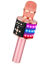 Picture of BONAOK Bluetooth Wireless Karaoke Microphone with LED Lights,4-in-1 Portable Handheld Mic with Speaker Karaoke Player for Singing Home Party Toys Birthday Gift for Kids Adults Girls Q78(Rose Gold)
