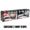 Picture of Drop Stop - The Original Patented Car Seat Gap Filler (As Seen On Shark Tank) - Between Seats Console Organizer, Set of 2 and Slide Free Pad and Light
