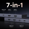 Picture of UGREEN 7 in 1 Revodok Pro USB C Docking Station Dual 4k HDMI Monitor, USB C Hub with 2 HDMI, 2*USB A&C 10Gbps Date Transfers, PD 100W, USB C Dock for MacBook Air/Pro, ThinkPad, iPad Pro, and More