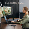 Picture of UGREEN 7 in 1 Revodok Pro USB C Docking Station Dual 4k HDMI Monitor, USB C Hub with 2 HDMI, 2*USB A&C 10Gbps Date Transfers, PD 100W, USB C Dock for MacBook Air/Pro, ThinkPad, iPad Pro, and More