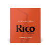 Picture of D'Addario Rico Saxophone Reeds - Reeds for Alto Saxophone - Thinner Vamp Cut for Ease of Play, Traditional Blank for Clear Sound, Unfiled for Powerful Tone - 2.5 Strength - Made in the USA - 10-Pack