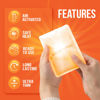 Picture of XL Hand Warmers & Body Warmers 40 Pairs - Up to 18 Hours of Long Lasting Warmth and Hot Hands - Easy Air Activation for Hands, Body and Feet - TSA Approved