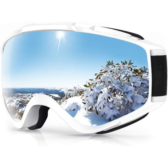 Picture of findway Ski Goggles OTG - Over Glasses Snow/Snowboard Goggles for Men, Women & Youth - 100% UV Protection