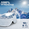 Picture of findway Ski Goggles OTG - Over Glasses Snow/Snowboard Goggles for Men, Women & Youth - 100% UV Protection