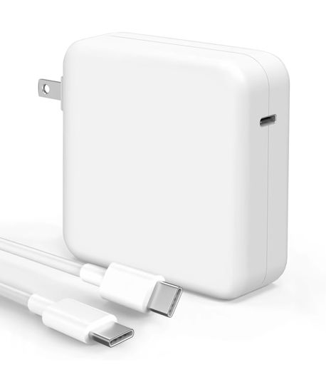 Picture of Mac Book Pro Charger - 118W USB C Charger Fast Charger Compatible with USB C Port MacBook pro/Air, M1 M2 M3 M4, ipad Pro, Samsung Galaxy and All USB C Device, Include Charge Cable
