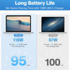 Picture of Mac Book Pro Charger - 118W USB C Charger Fast Charger Compatible with USB C Port MacBook pro/Air, M1 M2 M3 M4, ipad Pro, Samsung Galaxy and All USB C Device, Include Charge Cable