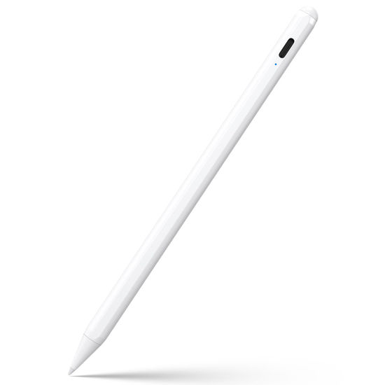 Picture of Stylus Pen for iPad 9th&10th Generation-2X Fast Charge Active Pencil Compatible with 2018-2024 Apple iPad Pro 11"/12.9"/M4, iPad Air 3/4/5/M2, iPad 6-10, iPad Mini 5/6 Gen-White