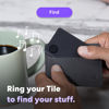 Picture of Tile by Life360 Slim (2024) - Wallet Finder, Bluetooth Tracker and Item Locator for Luggage Tags, Passports and More. Both iOS and Android Compatible. Phone Finder. 1-Pack (Black)