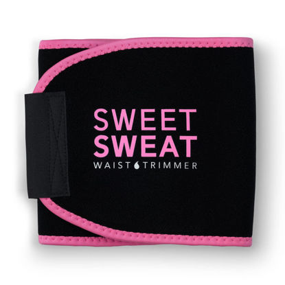 Picture of Sports Research Sweet Sweat Waist Trimmer Get More from Your Workout - Sweat Band Increases Stomach Temp to Cut Water Weight - Gym Waist Trainer Belt for Women & Men - Faja para Hacer Ejercicios