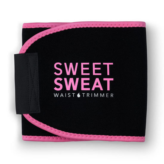 Picture of Sports Research Sweet Sweat Waist Trimmer Get More from Your Workout - Sweat Band Increases Stomach Temp to Cut Water Weight - Gym Waist Trainer Belt for Women & Men - Faja para Hacer Ejercicios