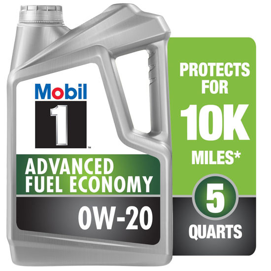 Picture of Mobil 1 Advanced Fuel Economy Full Synthetic Motor Oil 0W-20, 5 Quart