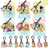 Picture of YSGOGO Set of 24 Valentines Cards for Kids, Valentine's Day Gift with Keychain for Kids Party Favor, Classroom Exchange Prizes
