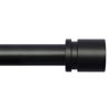 Picture of Byondeth Curtain Rods for Windows 16 to 144 Inches Adjustable Length 1 Inch Diameter Window Curtain Rod with Aluminium Finials, Black