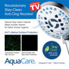 Picture of AquaCare High Pressure 8-mode Handheld Shower Head - Anti-clog Nozzles, Built-in Power Wash to Clean Tub, Tile & Pets, Extra Long 6 ft. Stainless Steel Hose, Wall & Overhead Brackets