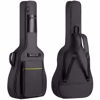 Picture of CAHAYA 41 In Acoustic Guitar Bag 0.35 In Thick Padding Water Resistent Dual Adjustable Shoulder Strap Guitar Case Gig Bag with Back Hanger Loop, Black CY0152