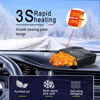 Picture of 12V Car Defogger & Heater, 150W Fast Heating and Cooling, 360° Rotating Defroster, Plugs into Lighter