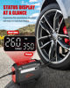 Picture of ROCGORLD R8 Tire Inflator Portable Air Compressor, DC 12V Air Compressor Portable with Large Dual Digital Screen, 3X Faster Inflation Air Pump for Car, Bike, Ball, Motor