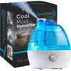 Picture of AquaOasis® Cool Mist Humidifier (2.2L Water Tank) Quiet Ultrasonic Humidifiers for Bedroom & Large room - Adjustable -360 Rotation Nozzle, Auto-Shut Off, Humidifiers for Babies Nursery & Whole House