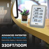 Picture of Indoor Outdoor Thermometer Wireless, 4.5 Inch Display Digital Hygrometer Thermometer Temperature Humidity Monitor with 330ft Range Sensor and Adjustable Backlight