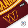 Picture of FOCO Washington Commanders NFL Logo Stripe Pom Beanie Hat, Team Color