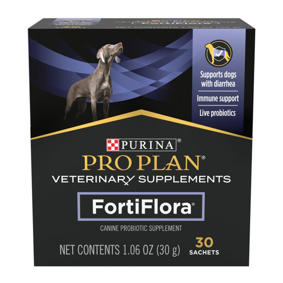 Picture of Purina Pro Plan Veterinary Supplements FortiFlora Dog Probiotic Supplement, Canine Nutritional Supplement - 30 Ct. Box