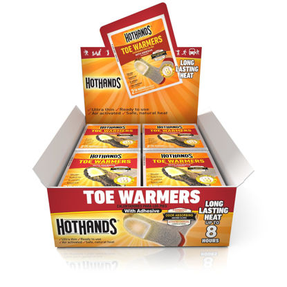 Picture of HotHands Toe Warmers - Long Lasting, Odorless, Air Activated - Up to 8 Hours of Heat - 40 Pair