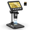 Picture of Digital Microscope, 4.3" LCD USB Coin Microscope, 1000X 1080P Error Coin Magnifier with 8 Adjustable LED Lights, PC View, Compatible with Windows for Adults Kids
