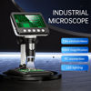 Picture of Digital Microscope, 4.3" LCD USB Coin Microscope, 1000X 1080P Error Coin Magnifier with 8 Adjustable LED Lights, PC View, Compatible with Windows for Adults Kids