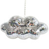 Picture of MFGDISCO Disco Ball Cloud Shaped, Cute Disco Hanging Party Mirror Ball Decor with Chain, Retro Light Reflective Disco Ball for Party Home Decor, Disco Mirror Ball Ornaments, Silver