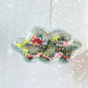 Picture of MFGDISCO Disco Ball Cloud Shaped, Cute Disco Hanging Party Mirror Ball Decor with Chain, Retro Light Reflective Disco Ball for Party Home Decor, Disco Mirror Ball Ornaments, Silver
