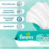 Picture of Pampers Baby Wipes Aqua Pure, 99% water-based wipes, Hypoallergenic and Unscented Baby Wipes, 672 Wipes Total (12 Flip-Top Packs)